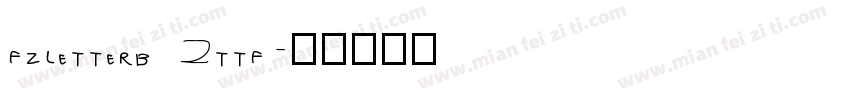 fzletterb 2ttf字体转换